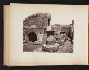 Ruins of a Bakery in Pompeii by Giorgio Sommer (attributed to)