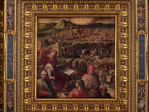 Arnolfo Shows the Plan to Enlarge Florence by Giorgio Vasari