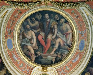 Cosimo I and His Artists, from the Sala di Cosimo I by Giorgio Vasari