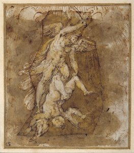 Drawing for the Angels of the Vault of Saint Michael, c.1511-74