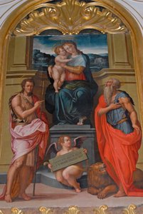 Madonna and Child between St John Baptist and St Jerome