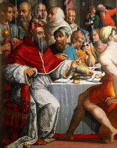 Pope Clement VII in Guise of San Gregorio (detail)