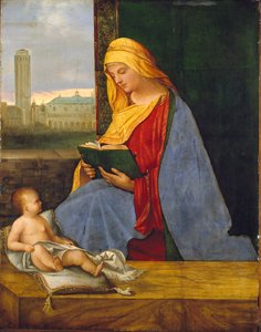 The Virgin and Child with a View of Venice The Tallard Madonna by Giorgione