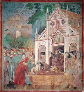 The funerary cortege of Saint Francis of Assisi