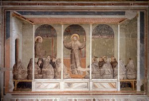 St Francis Appears to a Chapter in Arles During the Predication of St Anthony of Padua by Giotto (c.1266 1337)