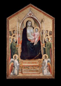 Virgin in Majesty, Surrounded by Saints by Giotto (c.1266 1337)