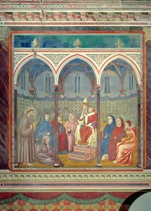 St. Francis Preaching a Sermon to Pope Honorius III