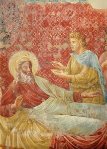 Isaac Rejects Esau, (detail) Isaac and Esau, c.1288 by Giotto di Bondone