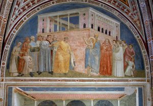 St. Francis Renouncing his Worldly Goods, from the Bardi Chapel, c.1320 by Giotto di Bondone