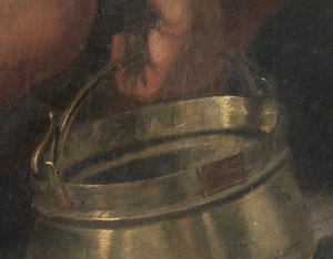 Crucifixion (detail) by Giovanni (fl.1537 d.c.1570) Fratino