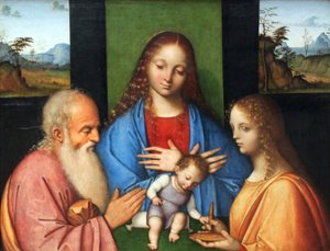 Virgin and Child with St. Joseph and Lucia