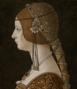 Blanca Maria Sforza by Giovanni Ambrogio de Predis