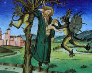 Hanged Judas, Bible New Testament by Giovanni Ambrogio de Predis