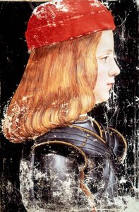 Portrait of Maximilian Sforza (1490 - 1530) by Giovanni Ambrogio de Predis
