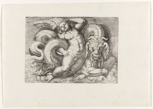 Putto Riding a Sea Monster