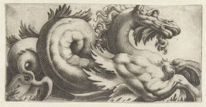 Seahorse with Leaf-shaped Fins and a Beard by Giovanni Andrea Maglioli