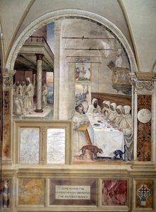 Benedict Gets Flour in Abundance and Feeds the Monks by Giovanni Antonio Bazzi Sodoma