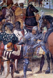 How Benedict Predicts the Destruction of Monte Cassino (Detail)
