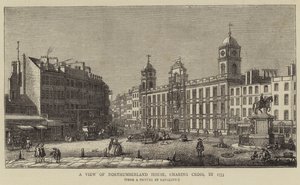 A View of Northumberland House, Charing Cross by Giovanni Antonio Canal