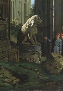 Capriccio with Motifs from Padua (detail), c.1756 by Giovanni Antonio Canal