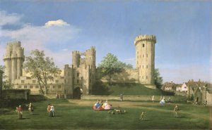 Warwick Castle, East Front from the Courtyard