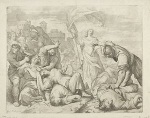 The Martyrdom of Saint Ursula and Her Companions by Giovanni Antonio Lorenzini