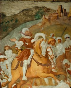 A companion of Saint Paul frightened by the light