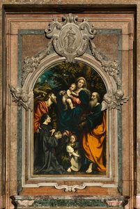 Altar of Saint Catherine, Madonna and Child between Saints Philip and James and the Donor Giacomo Schizzi, Il Pordenone 1522