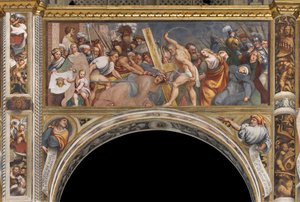 Central Aisle, Second South Span, Jesus Falls Under the Cross, Il Pordenone