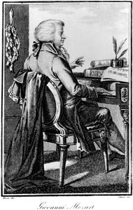 Wolfgang Amadeus Mozart, Austrian Composer by Giovanni Antonio Sasso