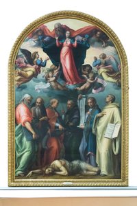 Dispute over the Immaculate Conception by Giovanni Antonio Sogliani
