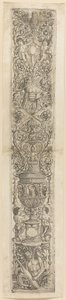 Triton and Two Infant Satyrs, plate four from Twelve Ornament Panels