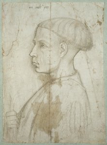 Bust of a Young Man in Profile by Giovanni Badile