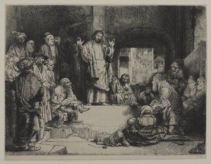 Christ Preaching (La Petite tombe) by Giovanni Battista Tiepolo