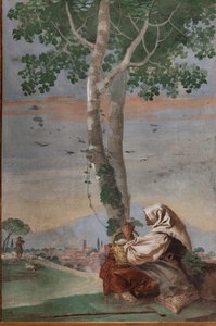 Old Peasant Woman with a Basket of Eggs, from the 