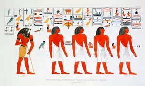 Mural from the Tombs of the Kings at Thebes