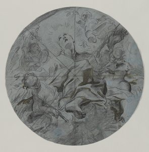 Apotheosis of a Saint (recto)