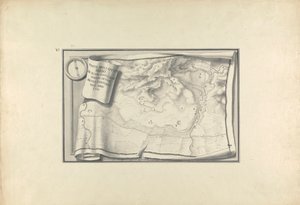 Plan of the Ruins at Sardis with Vestiges of Ancient Buildings Still Existing in 1750 by Giovanni Battista Borra
