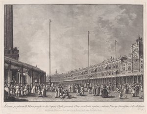 Plate 9: Procession on Corpus Christi Day in the Piazza San Marco, from 