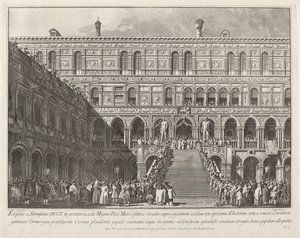 The Doge Crowned on the Scala dei Giganti of the Ducal Palace