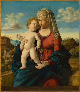 Madonna and Child in a Landscape