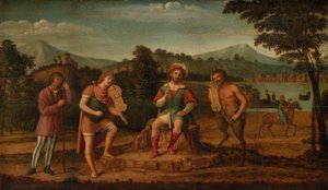 The Judgement of Midas. The Musical Contest Between Apollo and Marsyas by Giovanni Battista Cima da Conegliano