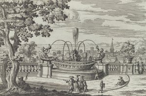 Fountain of Belvedere at Frascati