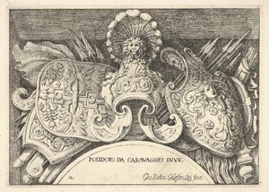 Plate 2: Trophies of Roman Arms from Decorations Above the Windows on the Second Floor