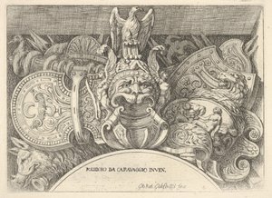 Plate 4: Trophies of Roman Arms from Decorations Above the Windows on the Second Floor