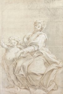 The Virgin and Child Near a Basin