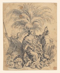 Group of Sugar Work with Faith, Prudence, and Loyalty (?) by Giovanni Battista Lenardi