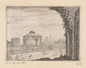 Ruins of the Baths of Diocletian in Rome Terma Diocletiane (title on object) Views of Rome (series title) Alcune Vedute et Prospettive di Luoghi Dishabitati di Roma (series title)
