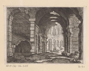 Ruins of the Colosseum in Rome