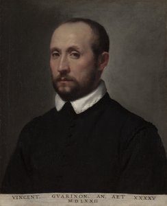 Portrait of Vincenzo Guarignoni by Giovanni Battista Moroni